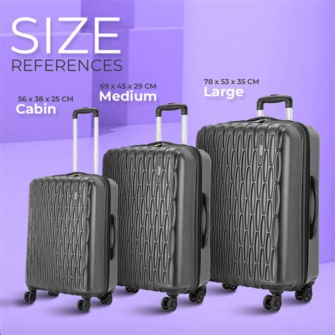 Buy Safari Twister Set of 3 Gun Metal Trolley Bags Online