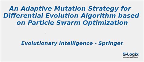 Differential evolution algorithm based particle swarm optimization | S ...