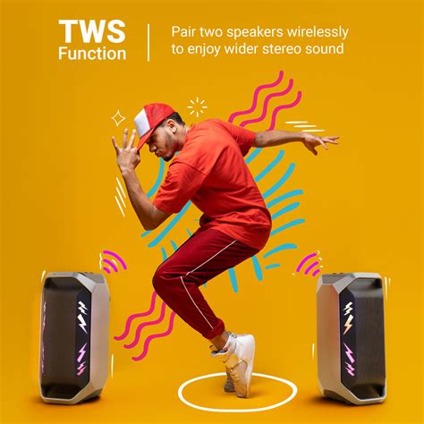 Zebronics Party Fyre 110 DJ Speaker