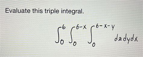 Image result for Simple Triple Integral Example