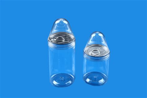 批发塑料罐 透明螺旋易拉罐 pet密封饼干食品罐 85口径易撕包装罐-阿里巴巴