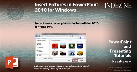 Insert Pictures in PowerPoint 2010 for Windows