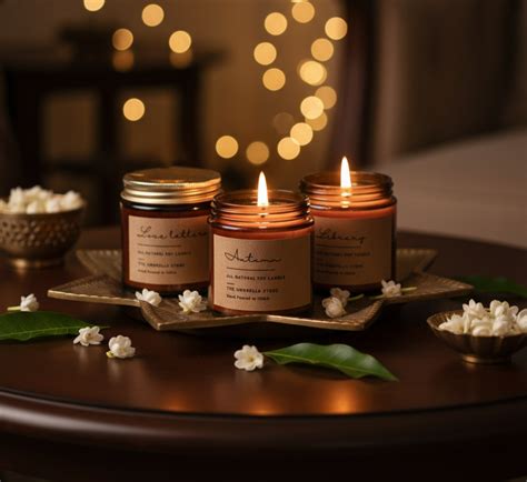 Luxe Scented candle gift set - set of 3 candle| Luxury candle hamper ...