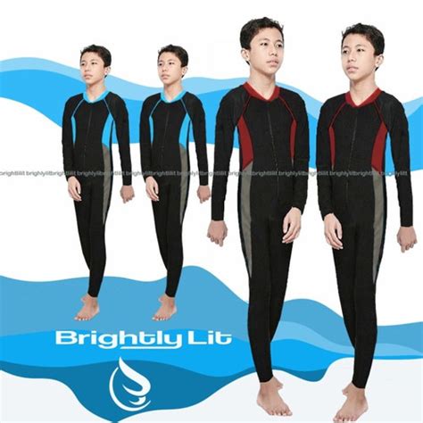 Jual 8-12 th baju renang anak tanggung panjang setelan renang laki laki ...