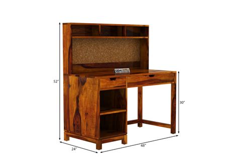 Buy Kagiso Study Tables (Honey Finish) Online in India : Urbanwood