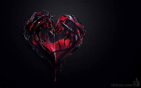 🔥 Download Red Hearts Black Background by @jackp25 | Red Heart Black ...