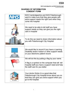 Fillable Online A6 Consent to Share Information Letter - Easy Read ...