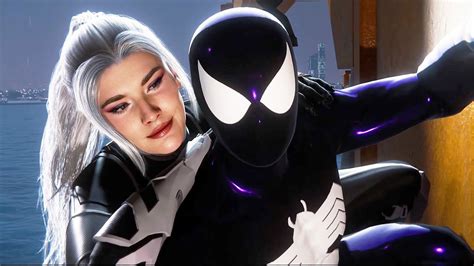 Symbiote & Black Cat Unmasked in Marvel's Spider-Man - YouTube