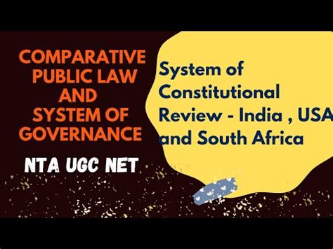 Systems of Constitutional Review Video Lecture - Law for UGC NET