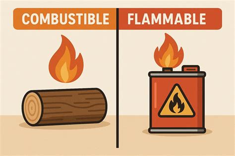 Combustible Vs Flammable