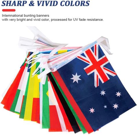 CNAFGBGG World Flags Bunting, Euro 2024 Bunting Flags 200 India | Ubuy