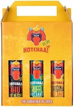 HOTCHAA Hot Sauces Gift Box – Pack of 3 (170g Each) | Truffle Hot Sauce ...
