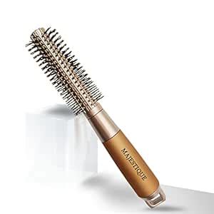 Buy Majestique Golden Series Round Hair Brush for Blow Drying & Hair ...
