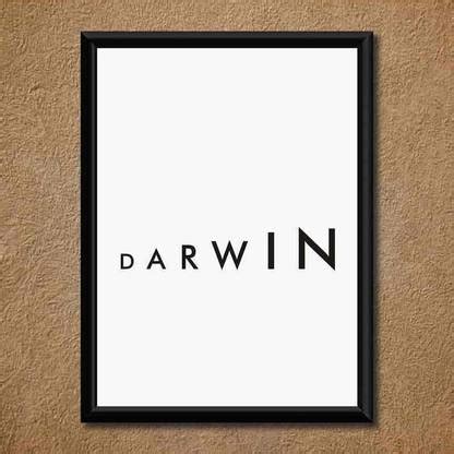 Handmade Charles Darwin Evolution Theory Wall Poster Laminated (With ...