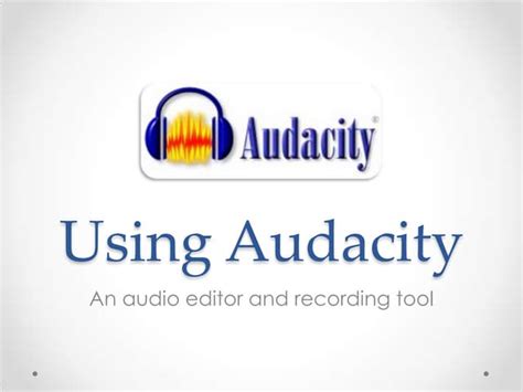 Image result for Using Audacity