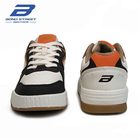 Casual Sneakers for Men in White & Brown - Effortless Style Shoes ...