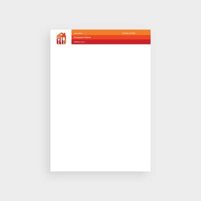 Food Catering Letterheads Templates & Designs | Vistaprint