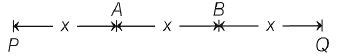 A person goes from point P to point Q covering 1 / 3 of the distance ...