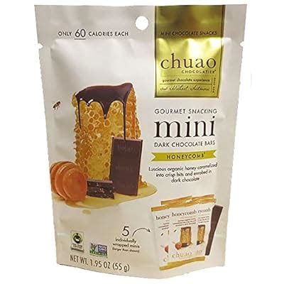 Chuao Chocolatier Chuao Honeycomb Dark Chocolate Mini Bars, Pack of 5 ...