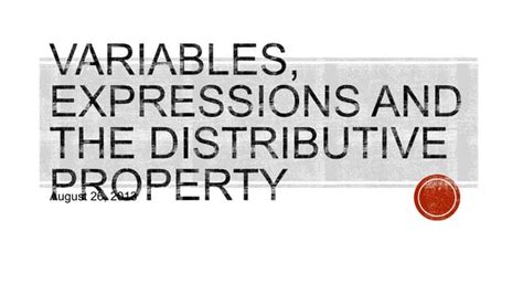 Image result for Distributive Property Variables