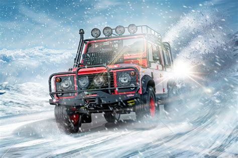 越野汽车在雪地狂飙图片素材-正版创意图片401136182-摄图网