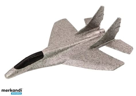 Styrofoam fighter aircraft with slingshot launcher grey - Poland, New ...