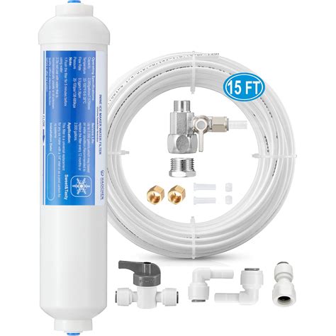 Amazon.com: Inline Water Filter Kit for Ice Maker and Refrigerator ...