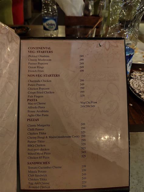 Menu at SURAPANAM Bar and Kitchen, Hyderabad