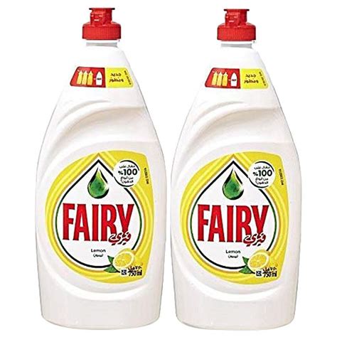 Fairy Dishwash Liquid Lemon 750ML- Pack of 2 (Imported) : Amazon.in ...
