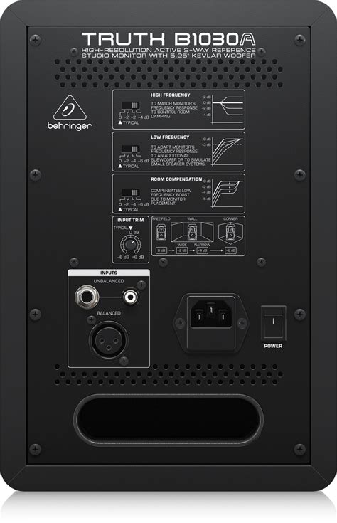 Behringer TRUTH B1030A High-Resolution, Active 2-Way Reference Studio