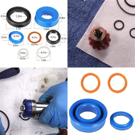 Kit de sello de reparación hidráulica mejorado Kit de sello de gato de ...