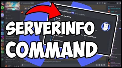 Image result for ServerInfo Command