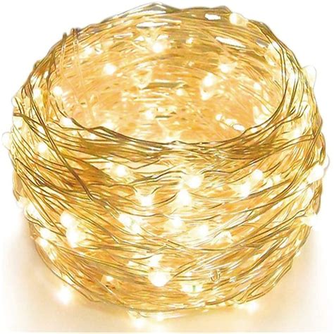 SUPERHUNTER 39.625-ft Plug-in Silver Indoor/Outdoor String Light White ...