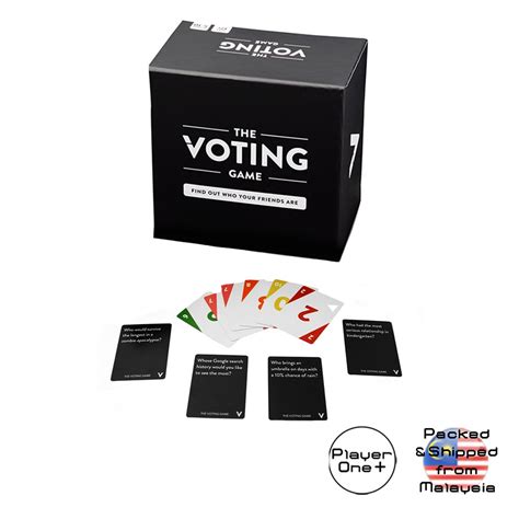 The Voting Game Board Games The Adult Party Game About Your Friends ...