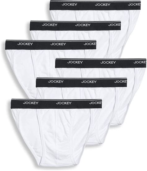 Buy Jockey Men's Underwear Men's Elance String Bikini - 6 Pack Online ...