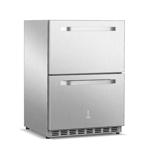 Buy ICEJUNGLE Stainless Steel Refrigerator, Undercounter/Built-in 24 ...