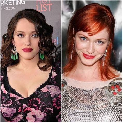 Kat Dennings Vs Christina Hendricks : r/VindictaRateCelebs