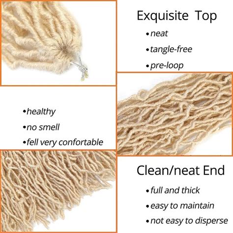 Buy Soft Locs 24 Inch 2 Packs Faux Locs Crochet Hair Whole Strand No ...