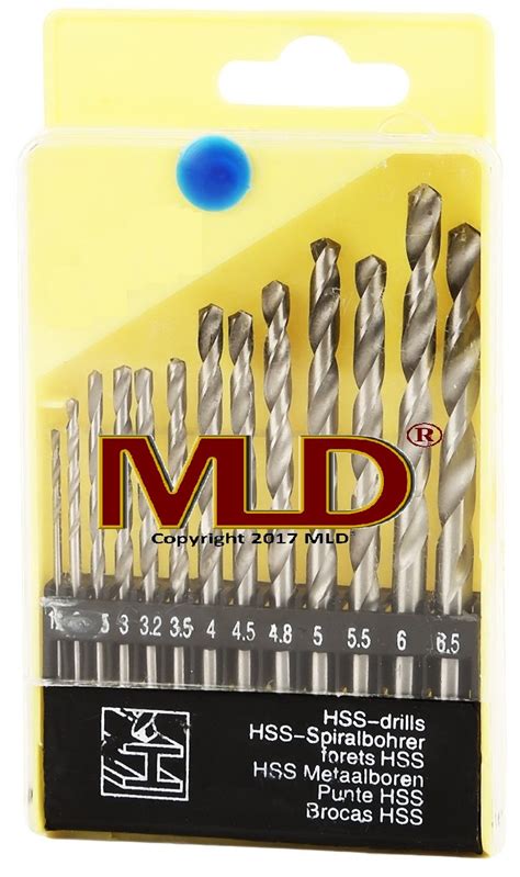 MLD For Rubber,pvc,Plastic, Acrylic,drill bit set 13 Pieces Drill Bits ...