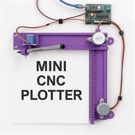 Buy 3D Printed Mini CNC Plotter DIY Kit for Engineering and Robotics ...