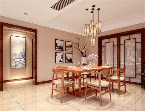 新中式风格平层160平米房子装修效果图-润泽公馆-业之峰装饰北京分公司