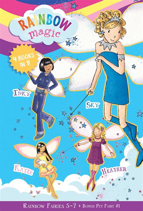 Rainbow Magic Rainbow Fairies: Books #5-7 with Special Pet Fairies Book #1 | Book by Daisy ...