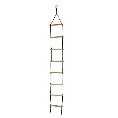 VIXERA Rope Ladder for Kids | Wooden Climbing Ladder for Indoor Outdoor ...