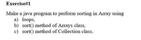 Sorting Arrays in Java Using for Loops 的图像结果
