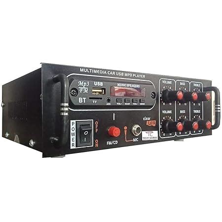 AHUJA DPA-370 30 Watts PA Amplifier with Built-in Player : Amazon.in ...