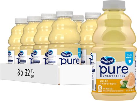 Amazon.com : Ocean Spray - White Grapefruit Juice 32 oz Bottlel ( Two ...