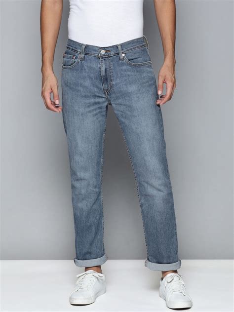 Levis Men Blue Slim Fit Mid-Rise Light Fade Stretchable Jeans - Price ...