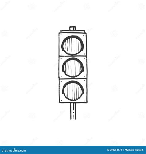 Traffic Lights Drawing, Traffic Lights Illustration Stock Illustration ...