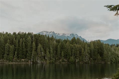 Jaw-Dropping Lake Cushman Elopement in Olympic National Park