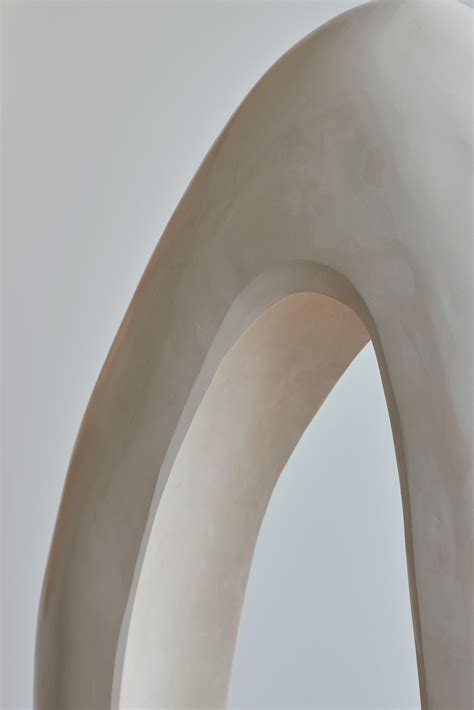 Lacuna / Contemporary Organic Floor Lamp in Gypsum / Collectible Design ...